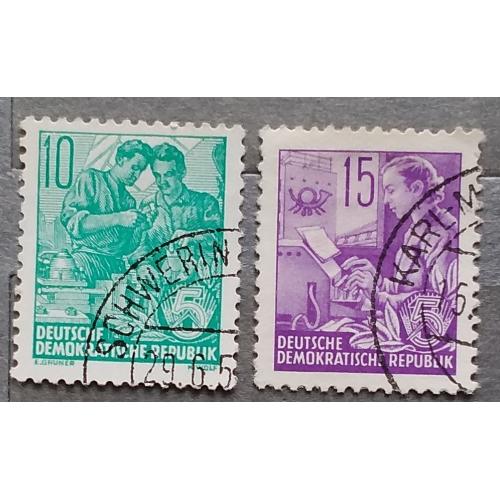 ГДР 1953 г - Стандартный выпуск. Пятилетний план, гаш