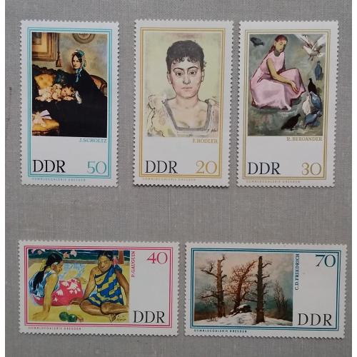 ГДР 1967 г -  картины из Дрезденской галереи, негаш 11 шт (см.фото)
