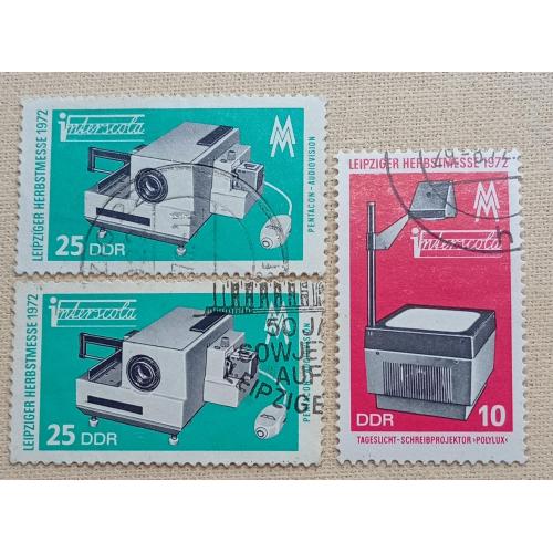 ГДР 1972 г - Лейпцигская осенняя ярмарка,  гаш