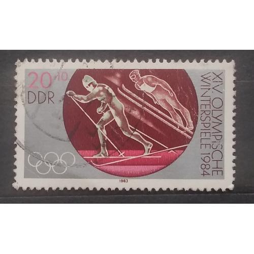 ГДР 1984 г - Зимние Олимпийские игры, Сараево, гаш