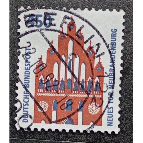 Германия 1992 г - Достопримечательности. Новые ворота, Нойбранденбург, гаш