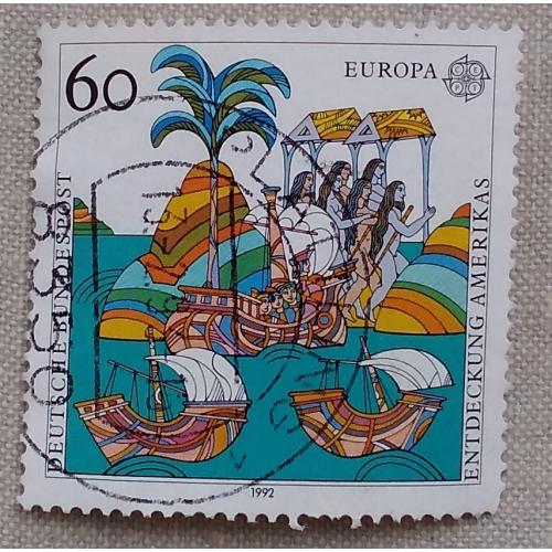 Германия 1992 г - Europa (C.E.P.T.) Открытие Америки, гаш