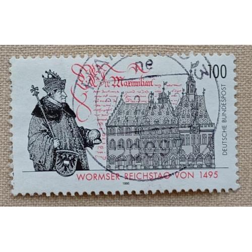 Германия 1995 г - 500-летие рейхстага в Вормсе, гаш