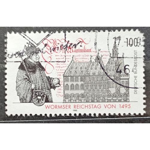 Германия 1995 г - 500-летие рейхстага в Вормсе, гаш