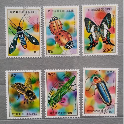 Гвинея 1973 г - насекомые