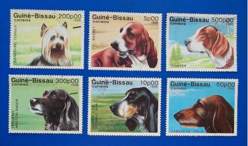  Гвинея-Бисау 1988 г - собаки