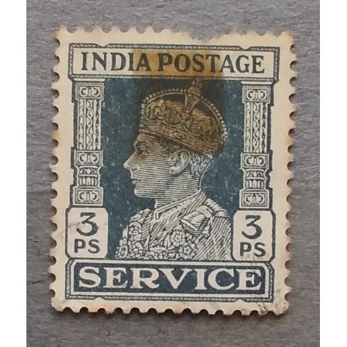 Индия 1939 г - Георг VI. Служебные марки, гаш