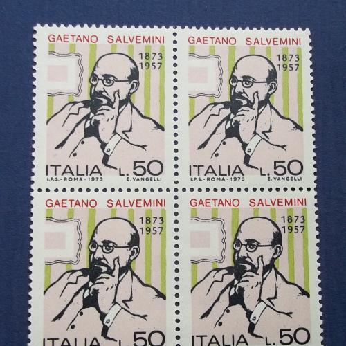 Италия 1973 г - 100 лет со дня рождения Сальвемини №2