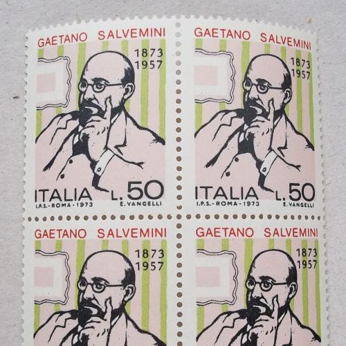  Италия 1973 г - Гаэтано Сальвемини, квартблок