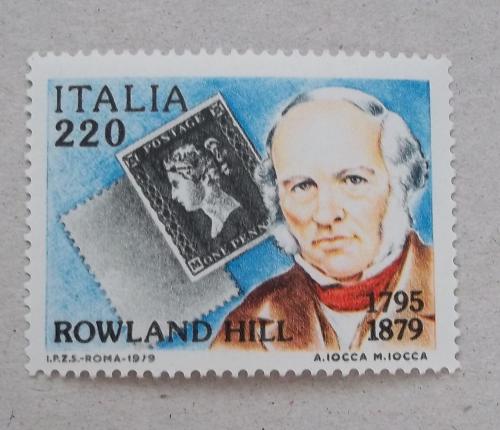 Италия 1979 г - 100 лет со дня смерти сэра Роуленда Хилла