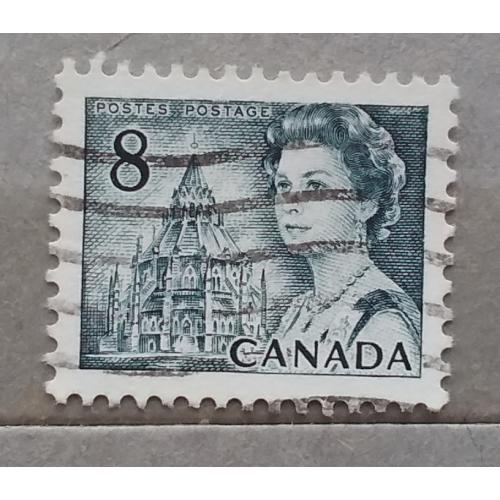Канада 1971 г - Королева Елизавета II. Библиотека парламента