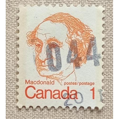 Канада 1973 г - Джон А. Макдональд, гаш