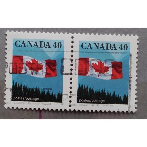 Канада 1990 г - флаг, пара