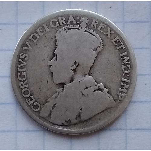 Канада 25 центов, 1918 г