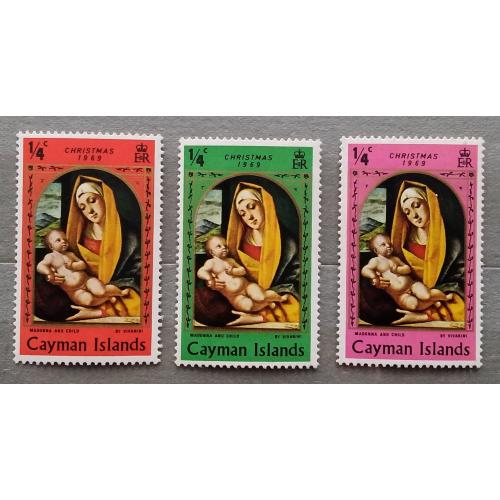 Каймановы острова 1969 г - Рождество. Виварини. Мадонна с младенцем
