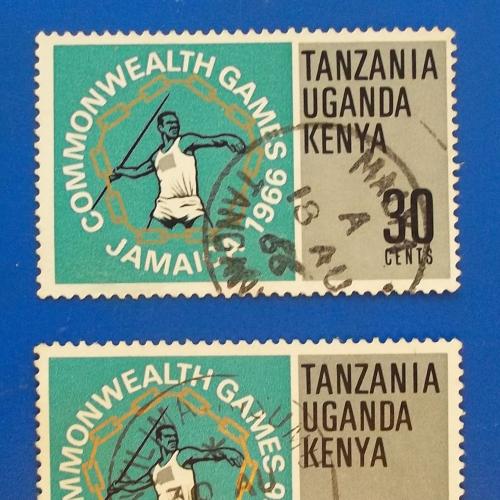  Кения, Уганда и Танганьика 1966 г - Игры Содружества, Ямайка