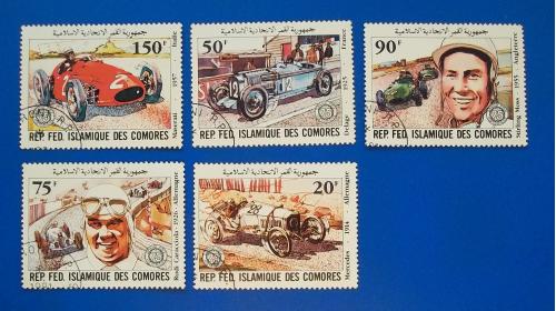  Коморские острова 1981 г - 75 лет Гран-при Франции по мотогонкам