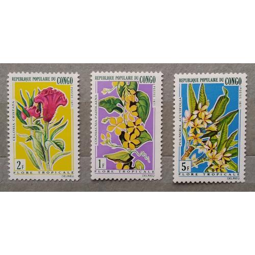Конго, респ. 1971 г - Тропические цветы