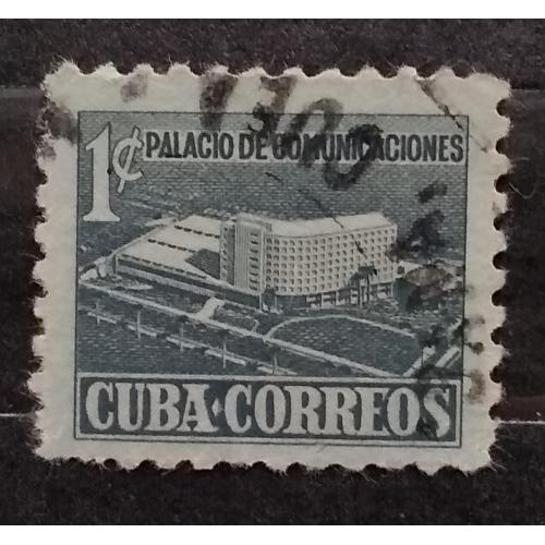 Куба 1952 г - Национальный центр телекоммуникаций • фискальный выпуск
