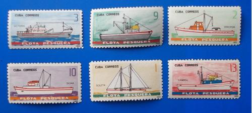 Куба 1965 г - рыболовные суда