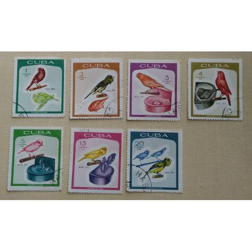 Куба 1968 г - Птицы. Разведение канареек, гаш