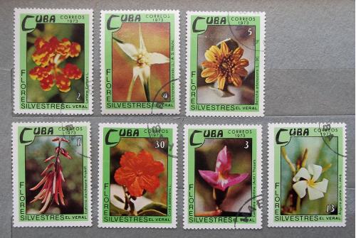 Куба 1973 г - Полевые цветы