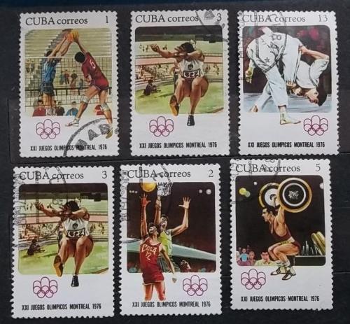 Куба 1976 г - Олимпийские игры, Монреаль, 7 шт (см.фото)