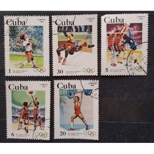 Куба 1983 г - Олимпийские игры, Лос-Анджелес '84 