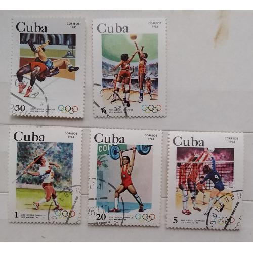 Куба 1983 г - Олимпийские игры - Лос-Анджелес '84 