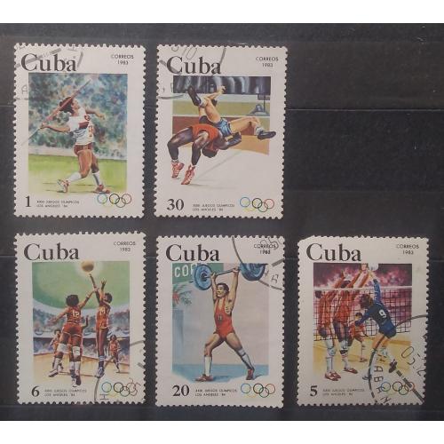 Куба 1983 г - Олимпийские игры. Лос-Анджелес '84