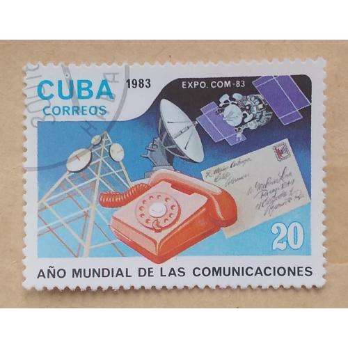 Куба 1983 г - Всемирный год связи