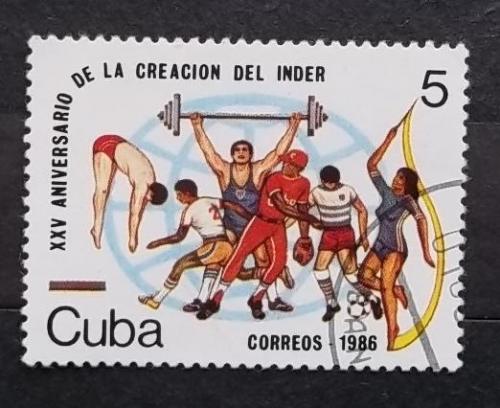 Куба 1986 г - 25 лет Национальному институту спорта