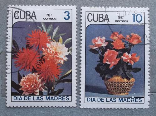 Куба 1987 г - день матери, 4 шт (см.фото)