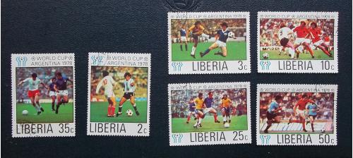 Либерия 1978 г - Чемпионат мира по футболу, Аргентина