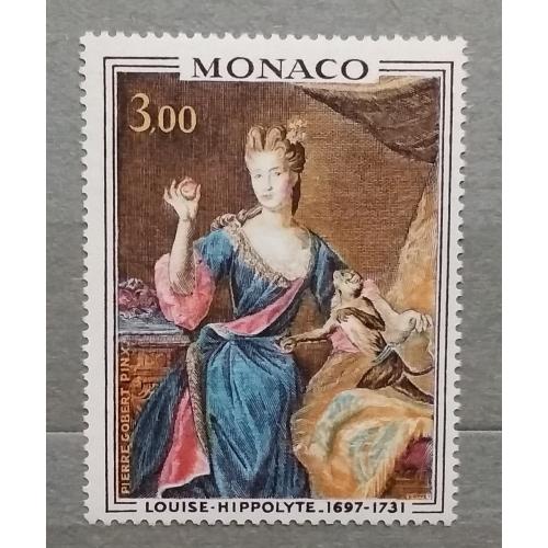 Монако 1969 г - Луиза Ипполита (1697–1731), картина Пьера Гобера (1662–1744), негаш