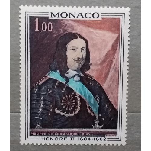 Монако 1969 г - Оноре II (1604–1662), Филипп де Шампань (1602–1674). негаш
