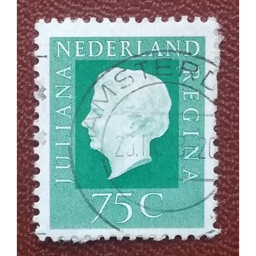 Нидерланды 1972 г - Королева Юлиана, гаш