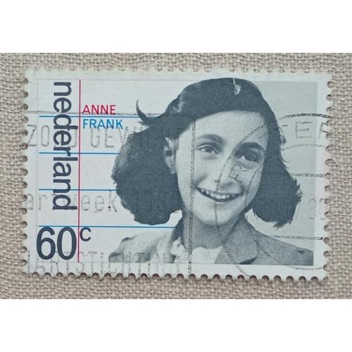 Нидерланды 1980 г - Анна Франк, гаш