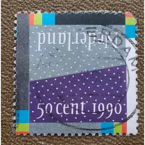 Нидерланды 1990 г - Декабрьские марки, гаш