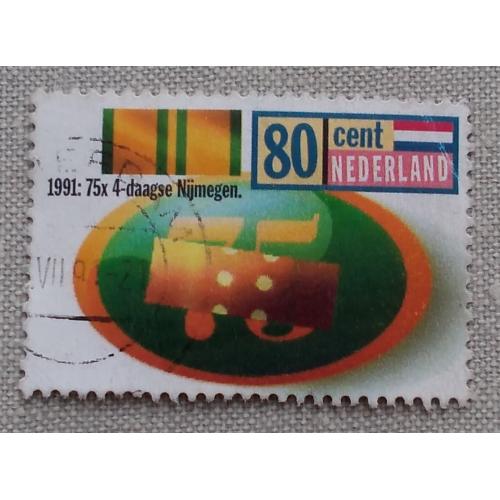 Нидерланды 1991 г - 75-я годовщина марша в Неймвегене, гаш
