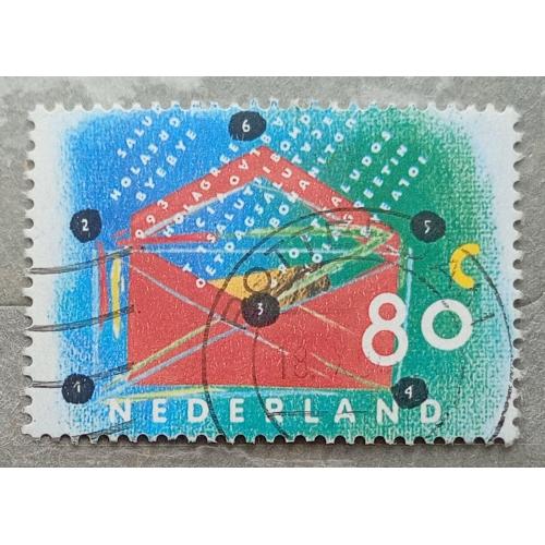 Нидерланды 1993 г - Кампания по написанию писем, гаш
