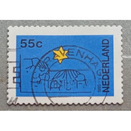 Нидерланды 1995 г - Декабрьские марки, гаш
