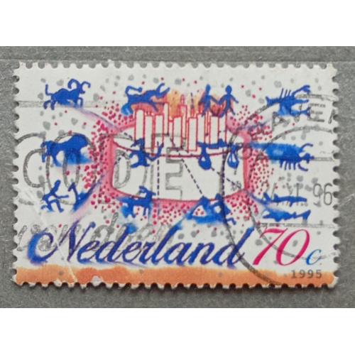 Нидерланды 1995 г - "Знаки Зодиака" (Zodiac signs), гаш