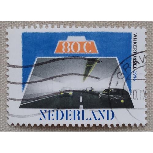 Нидерланды 1996 г - Вейкертуннель (Wijkertunnel), гаш