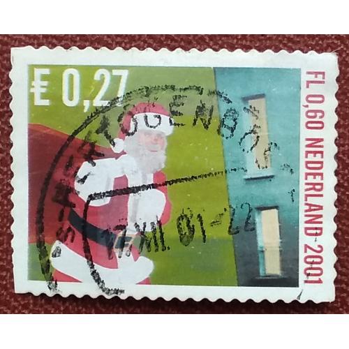 Нидерланды 2001 г - Декабрьские марки, гаш