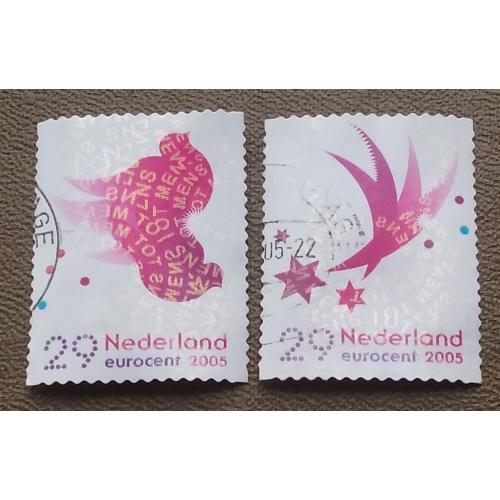 Нидерланды 2005 г - Декабрьские марки, гаш
