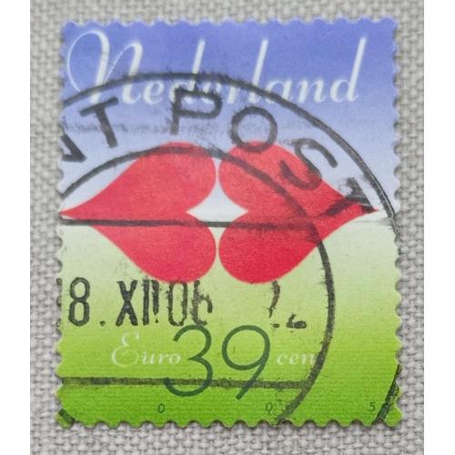 Нидерланды 2005 г - Поздравительная марка, гаш