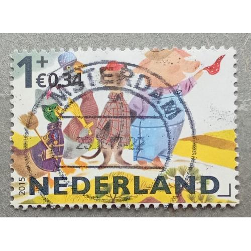 Нидерланды 2015 г - Детские почтовые марки, гаш