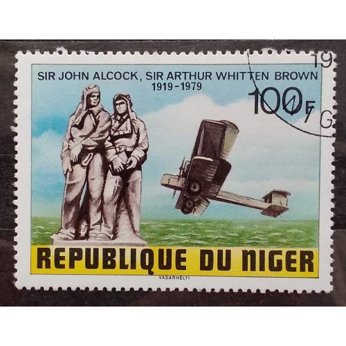 Нигер 1979 г - 60 лет первому трансатлантическому перелету