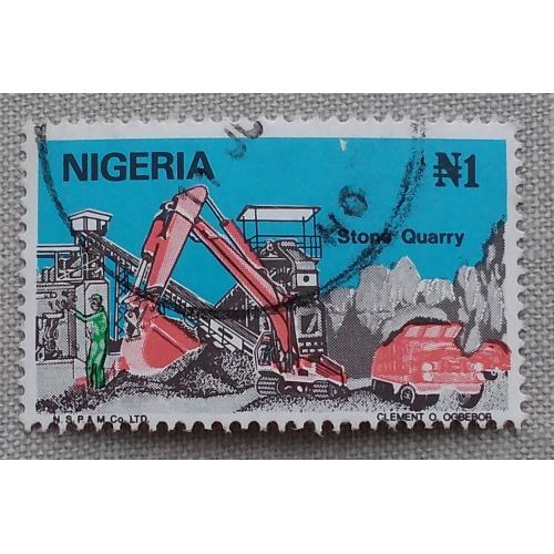 Нигерия 1986 г - Культура, природа и экономика. Карьерный забой, гаш